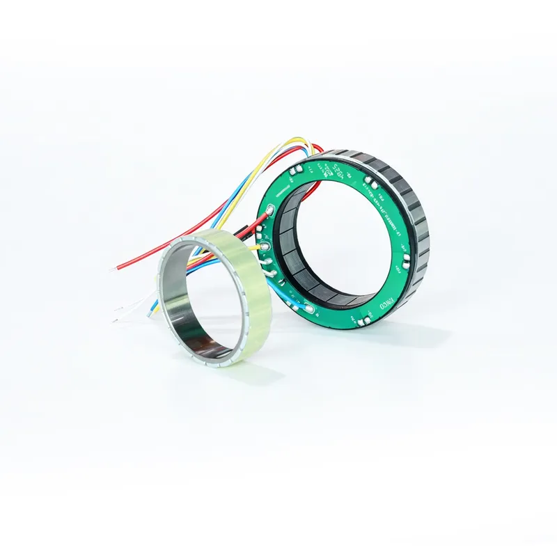 طقم محرك BLDC بدون إطار FMK085 - مراجعة Frameless Torque Motor Stator Rotor وسعره