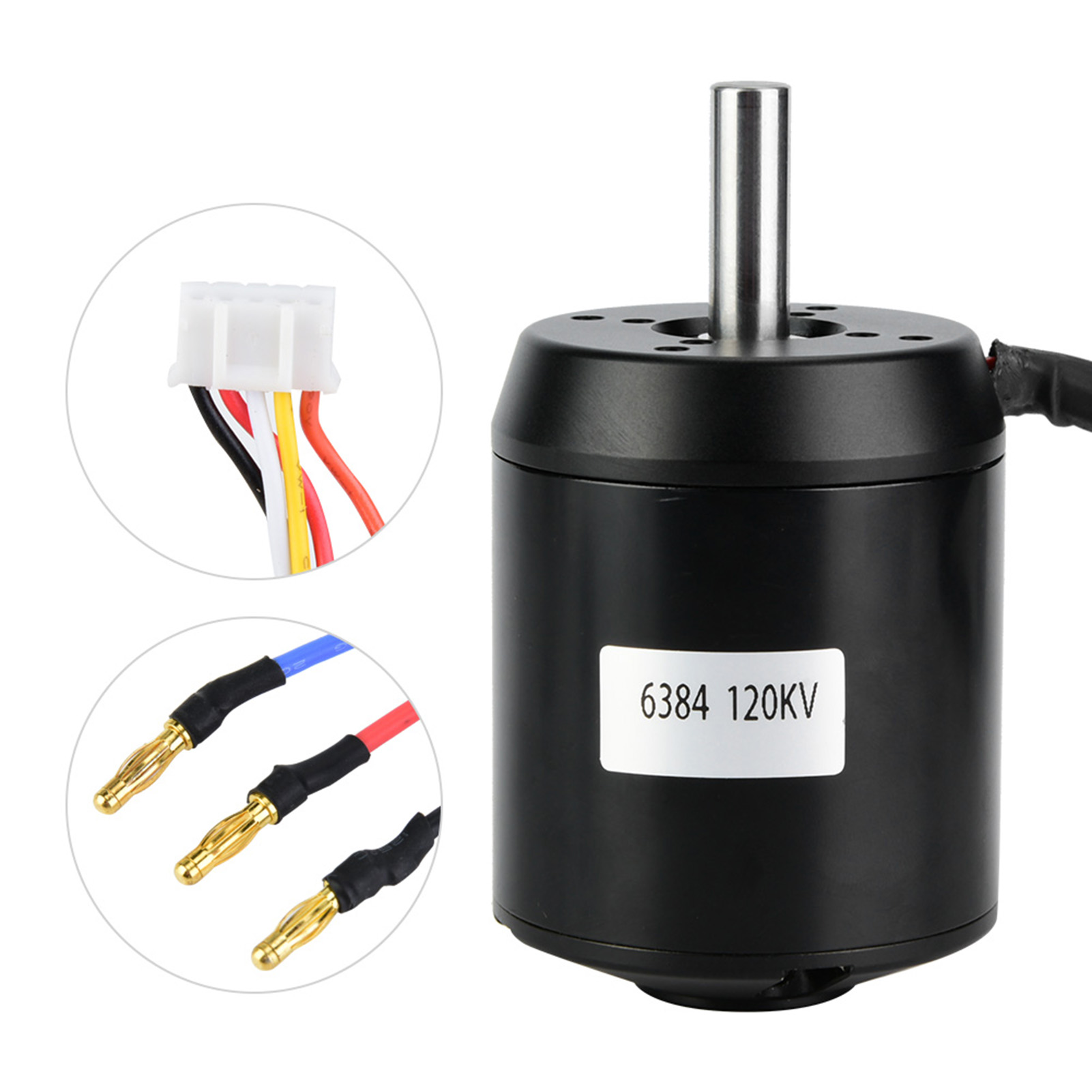 6384 120KV BLDC Outrunner محرك - مراجعة 6384 Brushless Motor Sensored وسعره