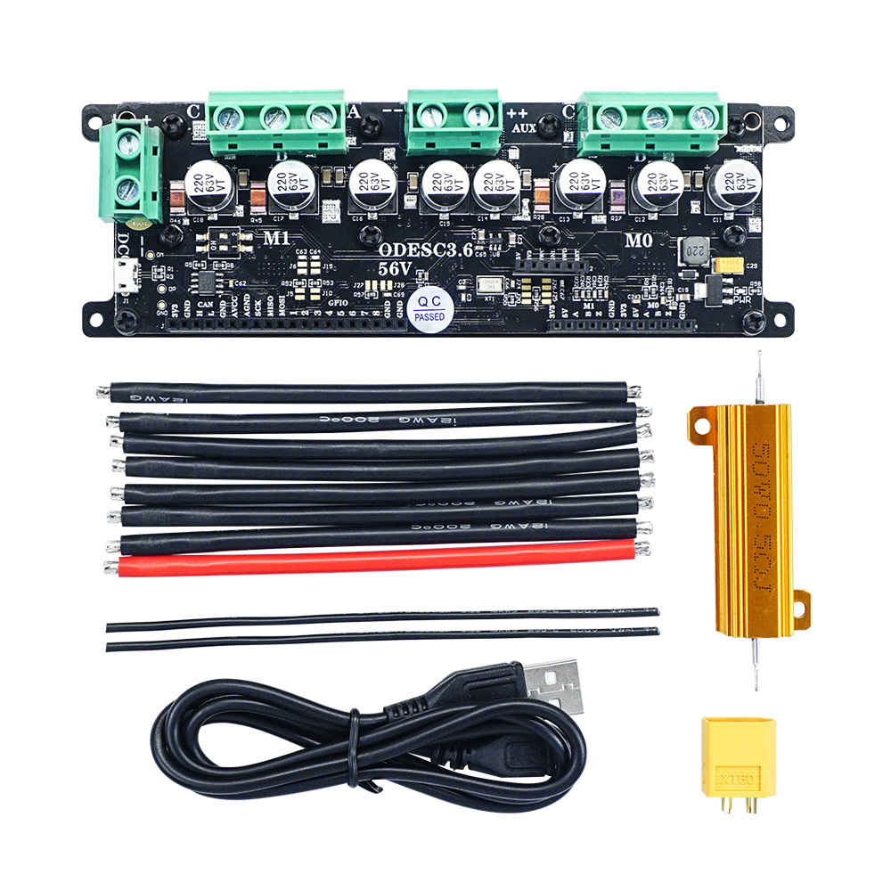 ODESC3.6 يفضل محرك بدون فرش عا - مراجعة Odrive Dual Brushless Motor Controller وسعره
